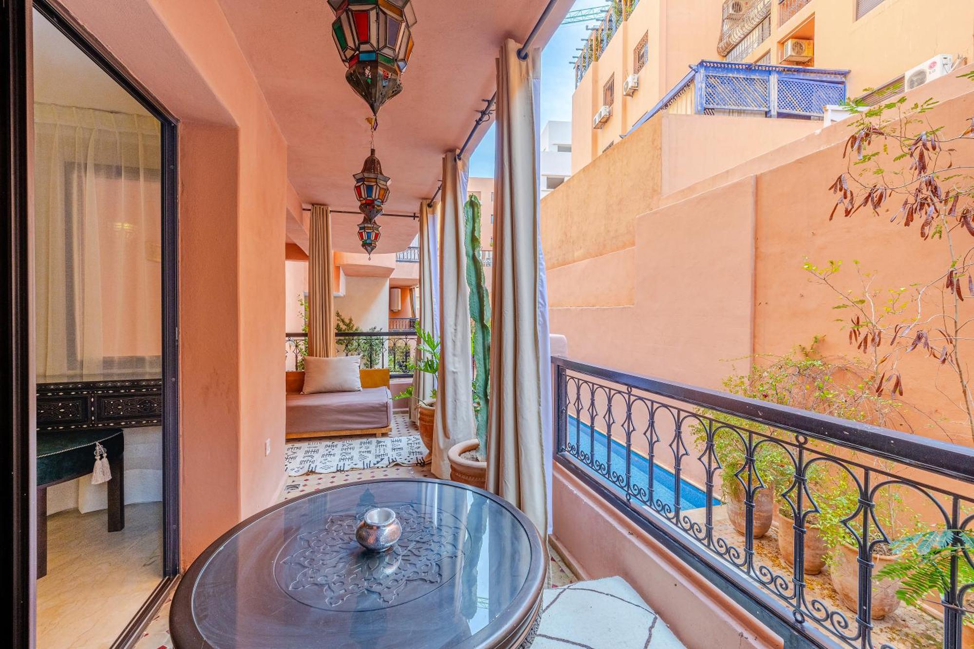 Appartement Moderne En City Center Marrakech-Gueliz Marrakesh Exterior foto