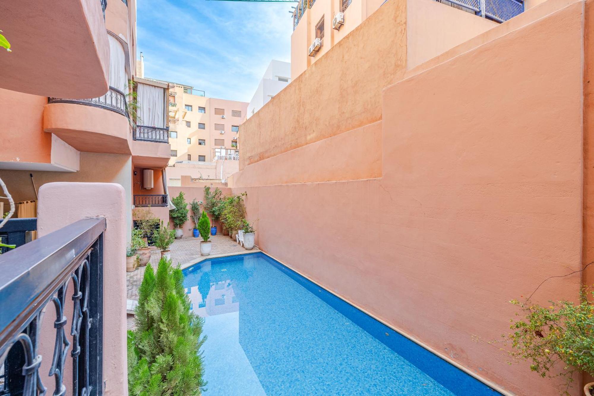 Appartement Moderne En City Center Marrakech-Gueliz Marrakesh Exterior foto